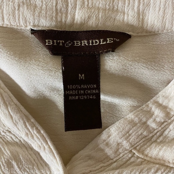 Bit & Bridle Button Down Blouse - Picture 4 of 5